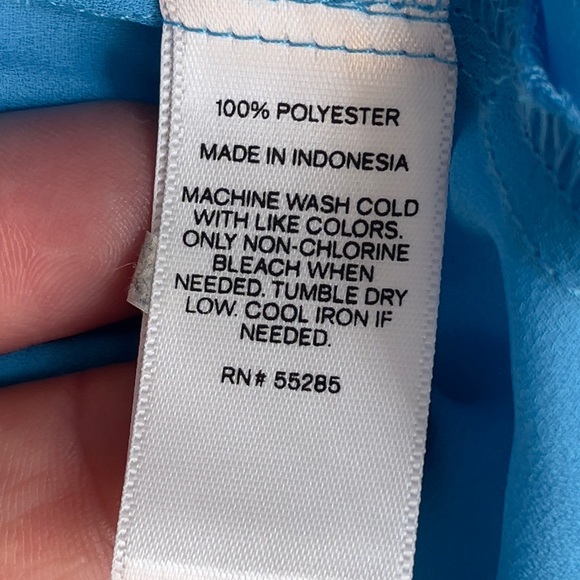 Express Blue Button-Down Shirt for Women - Picture 6 of 9